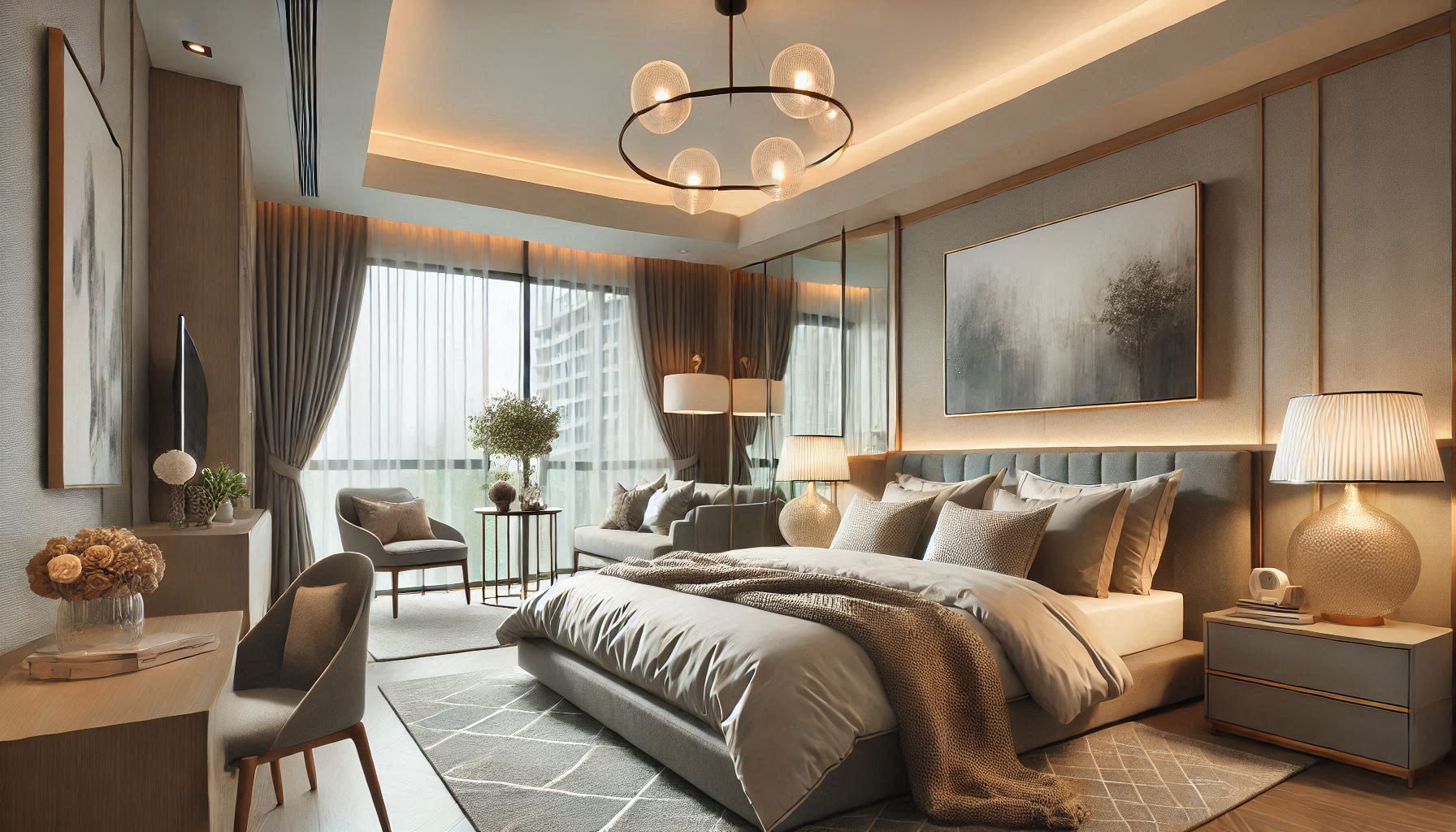 Grey bedroom set