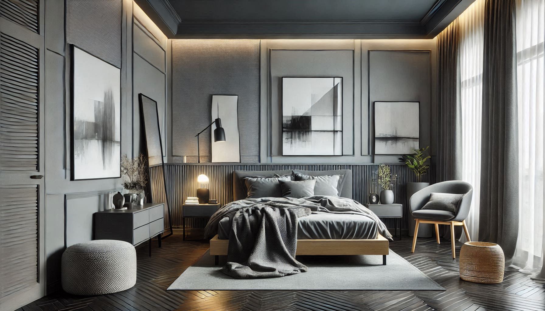 Grey Bedroom set 